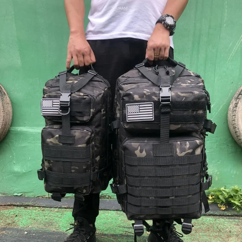 25L/50L Waterproof Tactical Outdoor Backpack – Rugged 1000D Nylon for Trekking, Fishing & Hunting