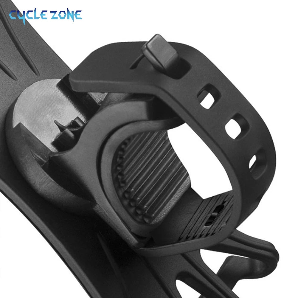 Silicone Bike Phone Holder – 360° Rotatable Universal Mount for 4–6" Phones