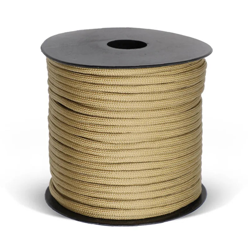 50m 650lb Military Paracord – 9-Strand 4mm Tactical Rope for DIY Bracelets, Lanyards, Dog Collars & Outdoor Gear
