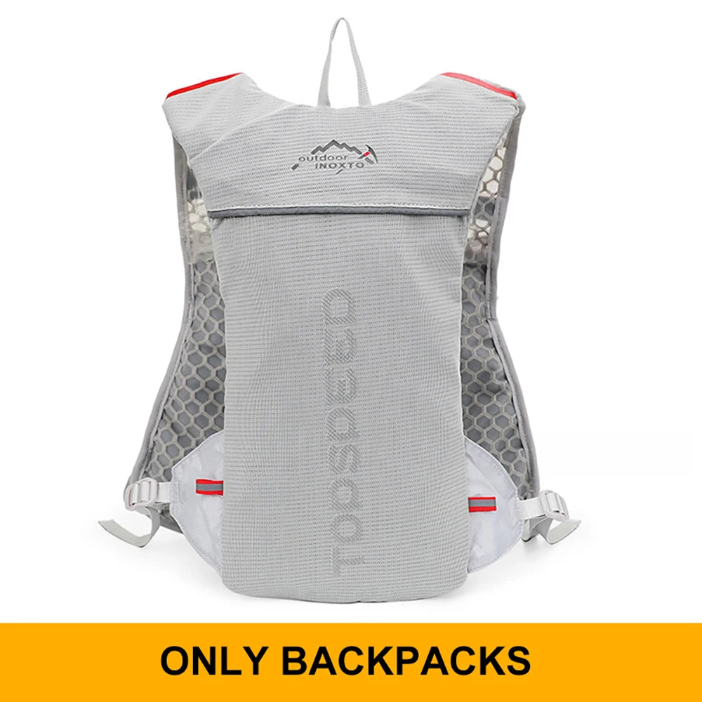 5L Ultralight Hydration Backpack – Breathable Running Vest with 500ML Water Bottles for Trail Running, Cycling & Marathons