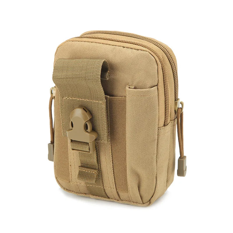 MOLLE Tactical Utility Waist Bag – EDC Belt Pouch for First Aid, Tools, Hunting & Outdoor Sports