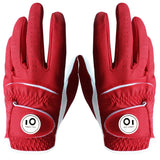 Oneside Men's PU Leather Golf Gloves — All-Weather (2 Pack)