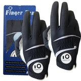 Oneside Men's PU Leather Golf Gloves — All-Weather (2 Pack)