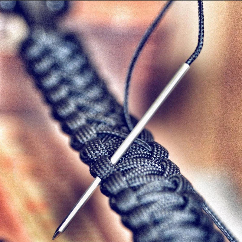 Paracord Knitting Tool Set – Aluminum Weaving Needles for Parachute Cord Bracelets, Lanyards & DIY Crafting