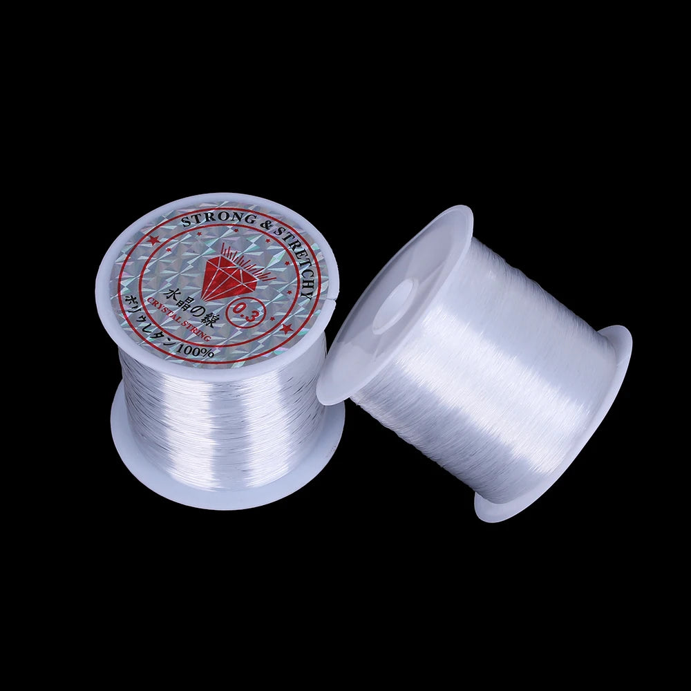 Crystal Fishing Line – PE/Nylon Braided & Monofilament Thread (0.2mm–0.6mm) | 20m–155m Durable Wire for Freshwater & Saltwater Fishing
