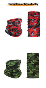 2PCS UV Protection Face Mask – Seamless Bandana for Outdoor Sports