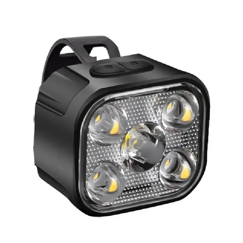 Rechargeable Bike Light Set – Front Headlamp & Rear LED Taillight for Safety