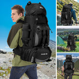90L Waterproof Hiking & Camping Backpack – Large Capacity Outdoor Rucksack