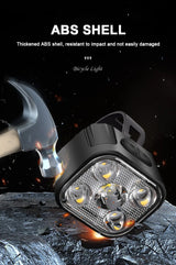 Rechargeable Bike Light Set – Front Headlamp & Rear LED Taillight for Safety