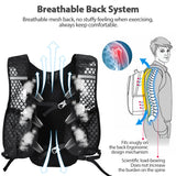 Hydration Vest – Lightweight, Breathable Backpack for Trail Running, Cycling, Climbing & Marathon Training