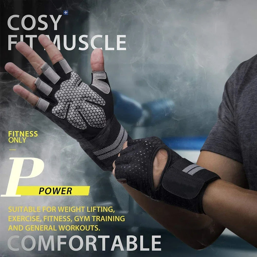 Oneside Weightlifting Gloves with Wrist Support