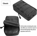 MOLLE Tactical EDC Waist Pouch – 600D Oxford Utility Pack for Outdoor Camping, Hunting, Hiking & Backpack Attachment