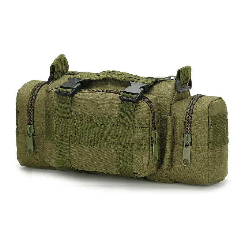 Men’s Tactical EDC MOLLE Belt Bag – Waterproof Outdoor Waist Pack for Hiking, Cycling, Camping & Hunting