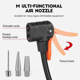 Mini Bike Pump with Pressure Gauge – Portable Foot Pump for Tyres